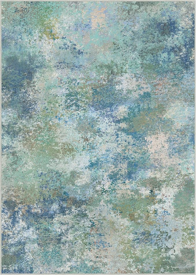 Area Rugs 9x12 for Living Room Bedroom, Modern Abstract Machine Washable Rug - Image 9