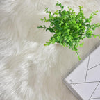 Goolela White Faux Fur Runner Rug 2x6 Faux Sheepskin Rug - Image 6