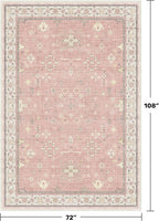 Hazo Haus Pink Washable 6x9 Rug - Image 2