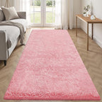 2x6 Runner Rug for Bedroom: Fluffy Shag Soft Washable Rugs Small Fuzzy Plush by VECARF