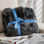 Bedsure GentleSoft Fluffy Black Blanket Cozy Gifts - Image 6