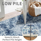 3x6 Washable Entryway Runner Rug: Non Slip Wide Hallway Runners Easy-to-Clean - Image 4
