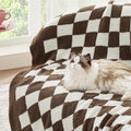 Bedsure Gentlesoft Checkered Twin Blanket by BEDSURE