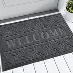 Yimobra Welcome Matt Outdoor Indoor 29.5x17, All-Weather Waterproof Front Door by Yimobra