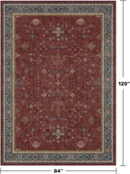 Hazo Haus Oriental 7x10 Large Area Rugs - Image 2