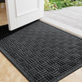 Mibao Front Door Mat Indoor Outdoor Entrance, Dirt Trapping Waterproof by Mibao
