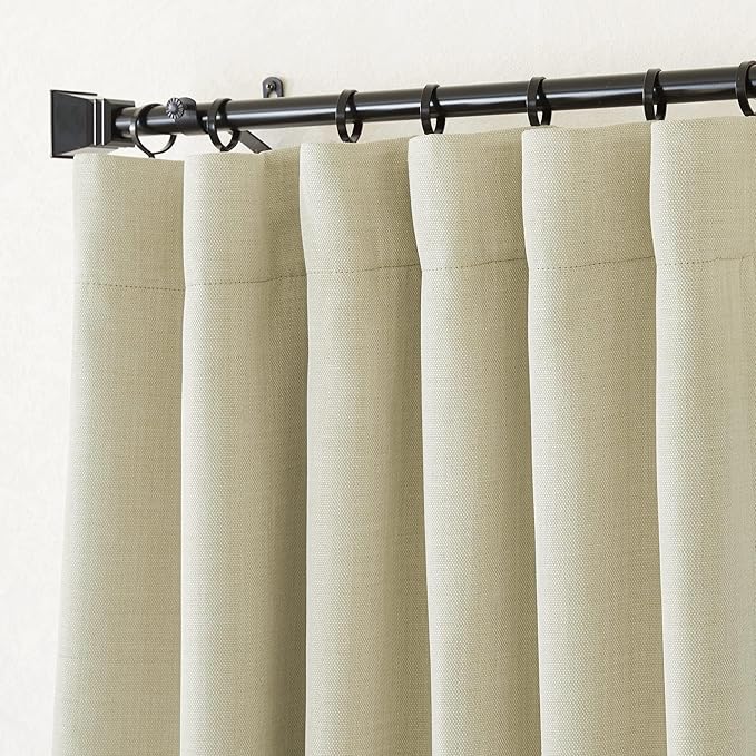 NICETOWN Room Darkening Bedroom Curtains 84 inches Long, Pinch Pleated Curtains - Image 2