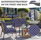8Pcs Outdoor Cushion Covers, Patio Cushion Covers, Stretch Elastic Slipcovers - Image 4