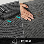 HIYARD Sturdy Front Door Mat, Absorbent Muddy Dirt Resist Welcome Door Mats - Image 6