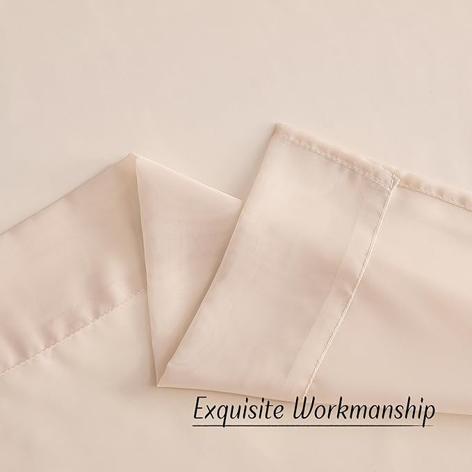 NICETOWN Voile Sheer Curtains 63 inch Length, Grommet Soft Window Treatments - Image 7
