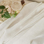 NICETOWN Natural Linen Curtains 70 inches Length, Rod Pocket & Back Tab Privacy - Image 8