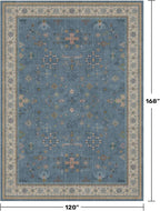 Hazo Haus Blue Big Rugs for Living Room - Image 2