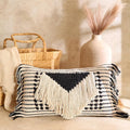 Decorative Boho-Chic Pillow Cover Handwoven Tufted Cotton Accent Pillows by Cozydeko