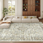zesthome 8x10 Area Rugs for Living Room, Non-Slip Backing Washable Rugs by Zesthome