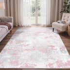 Area Rugs 5x7 for Living Room Bedroom, Modern Abstract Machine Washable Rug - Image 2