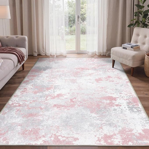 Area Rugs 5x7 for Living Room Bedroom, Modern Abstract Machine Washable Rug - Image 2