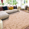 Rugs for Living Room 6x9, Soft Shaggy Modern Shag Area Rug for Bedroom by Quntue