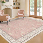 Hazo Haus Pink Washable 6x9 Rug - Image 3