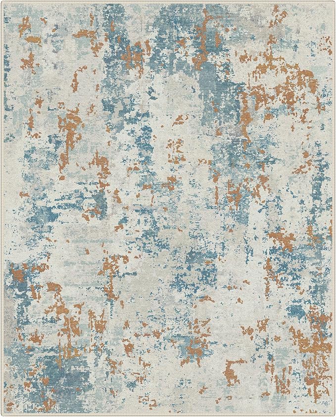 Area Rugs 8x10 for Living Room Bedroom, Modern Abstract Machine Washable Rug - Image 5