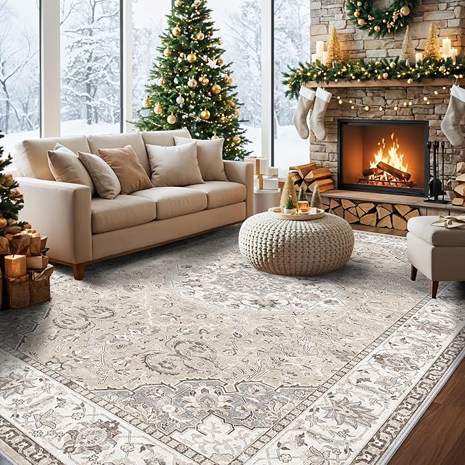 Washable Large 9x12 Area Rug - Image 4