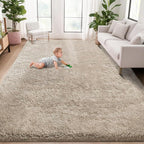 5x8 Area Rug for Living Room: Fluffy Shag Soft Washable Rugs Fuzzy Plush Indoor by VECARF