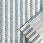jinchan Tie Up Linen Textured Striped Bow Tie Curtain - Image 8