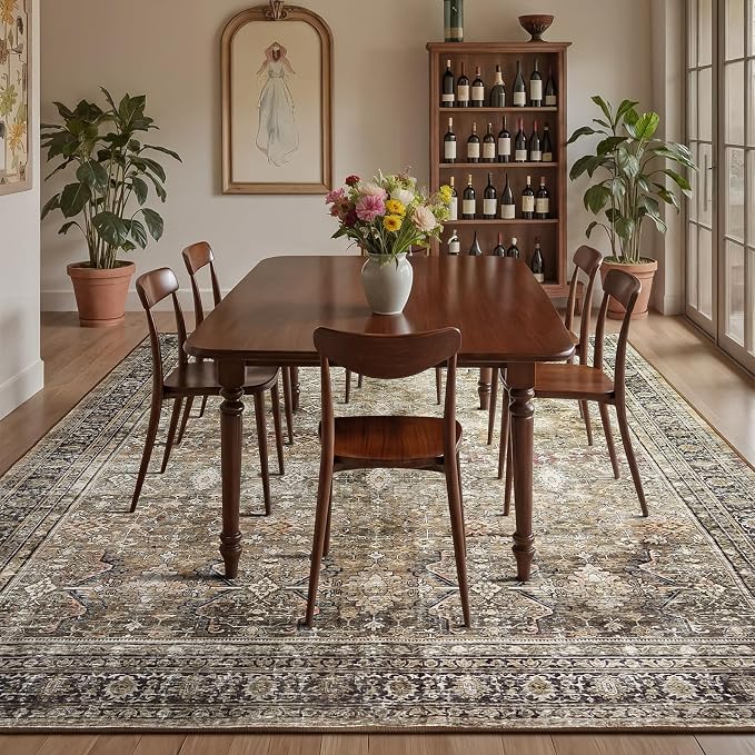 Lofus 8x10 Area Rug for Living Room, Soft Neutral Carpets for Bedroom Dining - Image 4