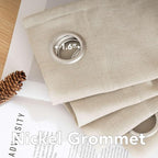 H.VERSAILTEX Elegant Natural Linen Semi Sheer Blended Energy Efficient Light - Image 5