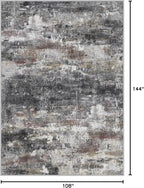 Area Rugs 9x12 for Living Room Bedroom, Large Modern Abstract Machine Washable - Image 2