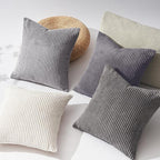 Topfinel Neutral Grey Decorative Throw Pillow Covers 18x18 Inch Set of 4 - Image 2