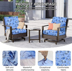 8Pcs Outdoor Cushion Covers, Patio Cushion Covers, Stretch Elastic Slipcovers - Image 3