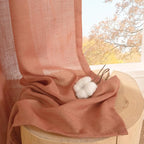 BGment Terracotta 96 Inches Long Linen Curtains - Image 7