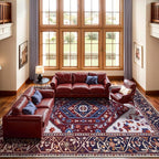 SERISSA 9x12 Area Rugs for Living Room, Large Washable Non-Slip Boho Rug - Image 3