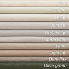 Topfinel Olive Green 63 Inch Long Linen Blackout Curtains 2 Panels Set Thermal - Image 7