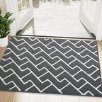 OLANLY Front Door Mat, Non-Slip Rubber Backing, Dirt Resistant and Absorbent by OLANLY