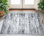 Lansny Modern Abstract Small Area Rug Indoor 3x5 Washable Rug Non-Slip Soft - Image 2