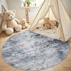 Round Rug 6ft Circle Rug Washable: Carpet Small Circular Area Rug - Image 4
