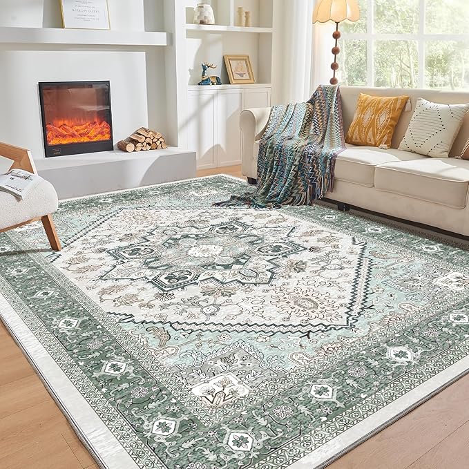 OPPODREAM Soft 10x14 Area Rugs, Washable Rugs 10x14 by OPPODREAM