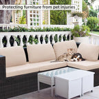 Outdoor Cushion Covers Set, Replacement - Image 6