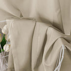 Aiyufeng Taupe Sheer Curtains 72 Inches Long 2 Panels Set, Semi Transparent - Image 6