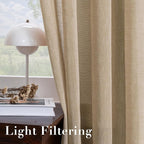 Window Treatments Linen Curtain Panels Open Weave - Image 5