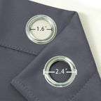 LEMOMO Blackout Curtains 42 x 95 inch/Dark Grey Curtains Set of 2 - Image 6