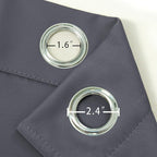 LEMOMO Grey Thermal Blackout Curtains/38 x 84 Inch/Set of 2 Panels Room - Image 6