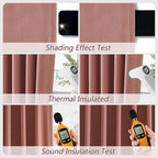 Guken 100% Blackout Curtains 63 Inch Length 2 Panels Set - Image 5