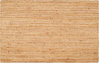 Hausattire Hand Woven Jute Braided Rug, Reversible Boho Entry Area Rugs - Image 3