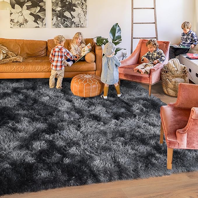 Rugs for Living Room 10x14, Soft Shaggy Modern Shag Area Rug for Bedroom - Image 3