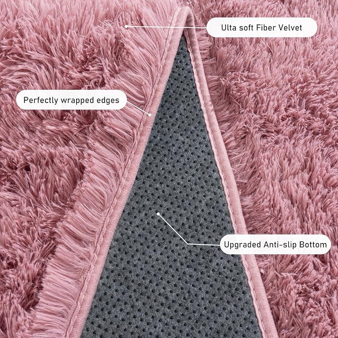 Rugs for Bedroom 4x6, Soft Shaggy Modern Shag Area Rug for Living Room - Image 5