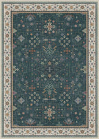 Hazo Haus Dark Green Oushak 5x7 Living Room Rug - Image 2