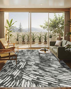 Latte&Fog 8x10 Area Rugs for Living Room, Large Modern Abstract Washable Rug - Image 4