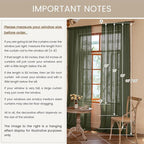 WAZZIO Boho Lace Curtains 84 Inches 2 Panel, Light Filtering Privacy Tassel & - Image 8